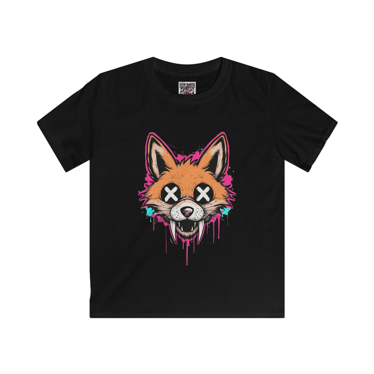 Crazy Fox Graphic Kids Tee