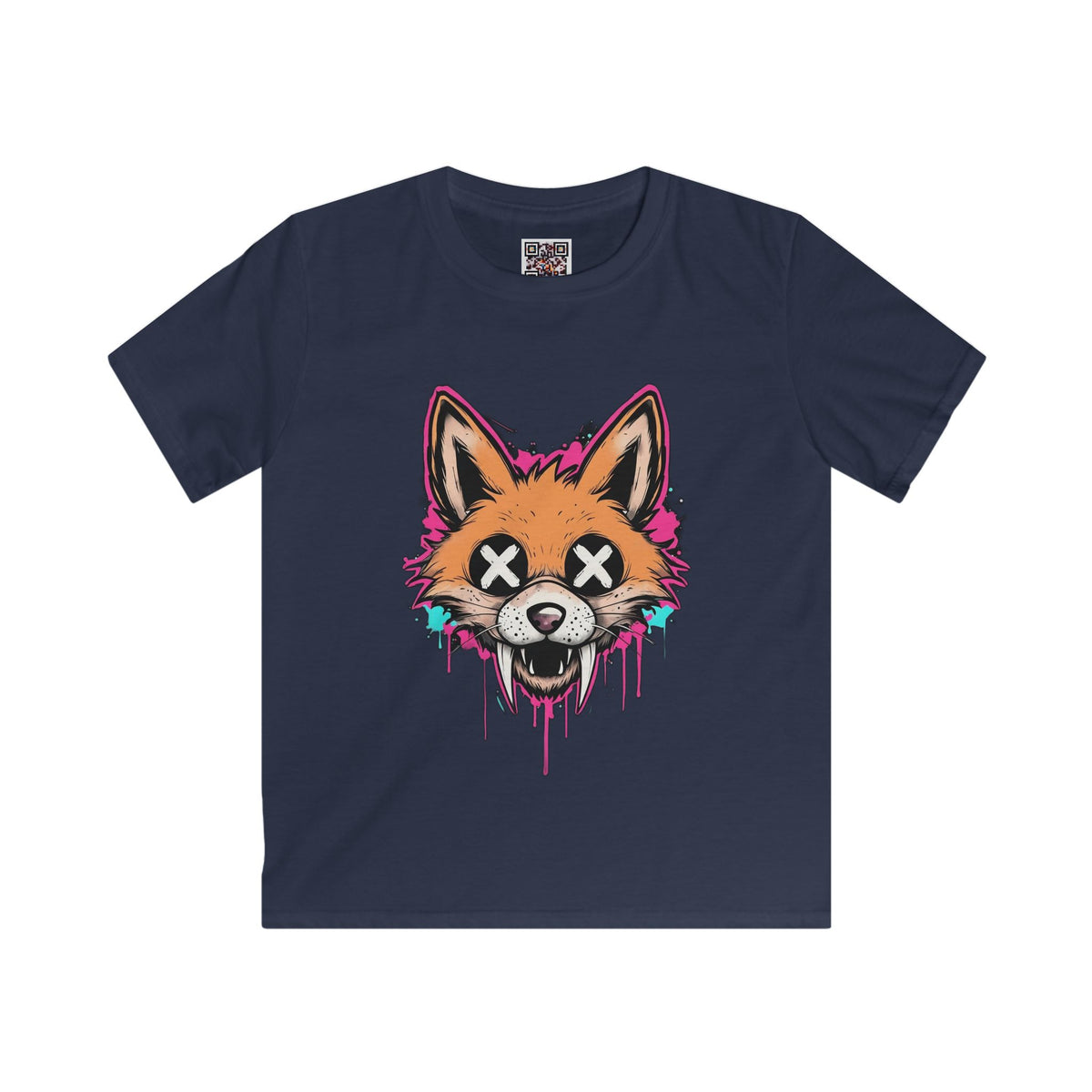 Crazy Fox Graphic Kids Tee