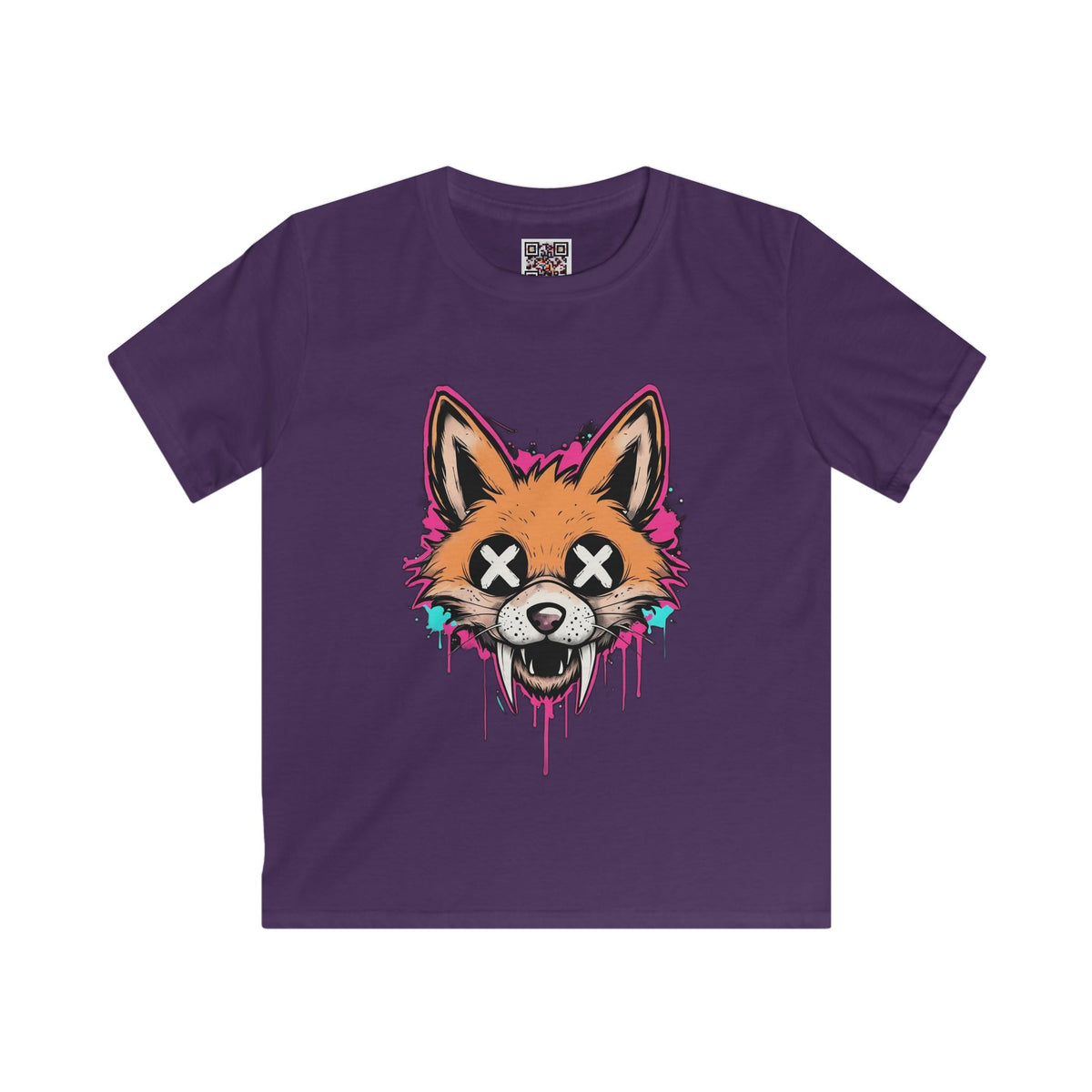 Crazy Fox Graphic Kids Tee