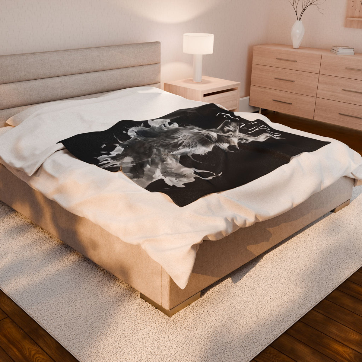 Fox Velveteen Plush Blanket, 50" × 60" & 60" × 80"